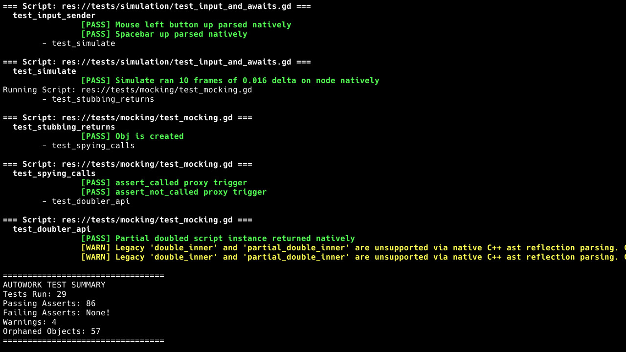 Autowork Framework
